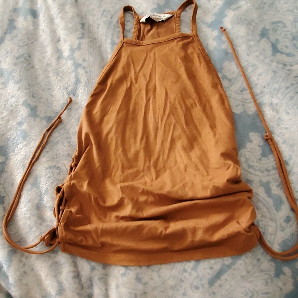Soft suade feeling crop top